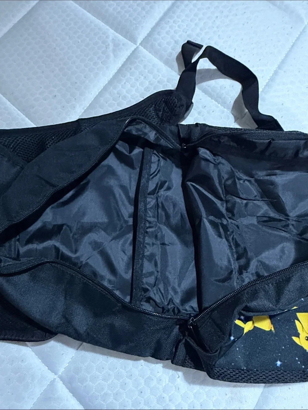 Kids Black Pikachu Backpack - Official Character Design